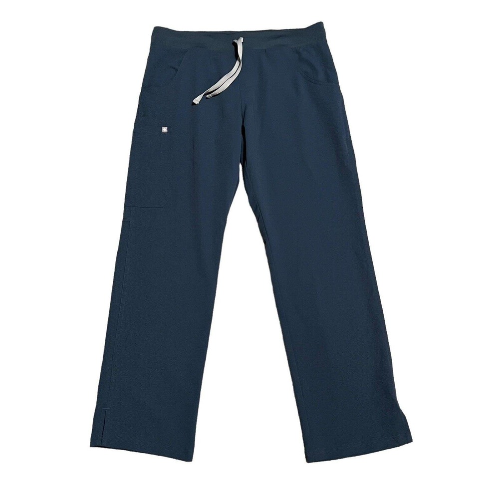 FIGS Kade Cargo Scrub Pants Technical Collection Womens Large Navy Dark Harbor